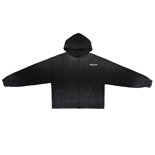 Basic - Washed Zip-Up Hoodie