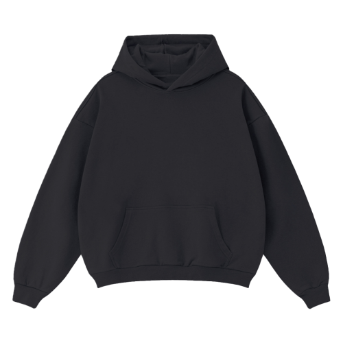 Techno - Cropped Drop Shoulder Hoodie