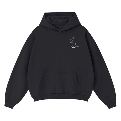 RAW Photograph - Cropped Drop Shoulder Hoodie