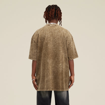 Basic - Oversized Snow Wash T-shirt