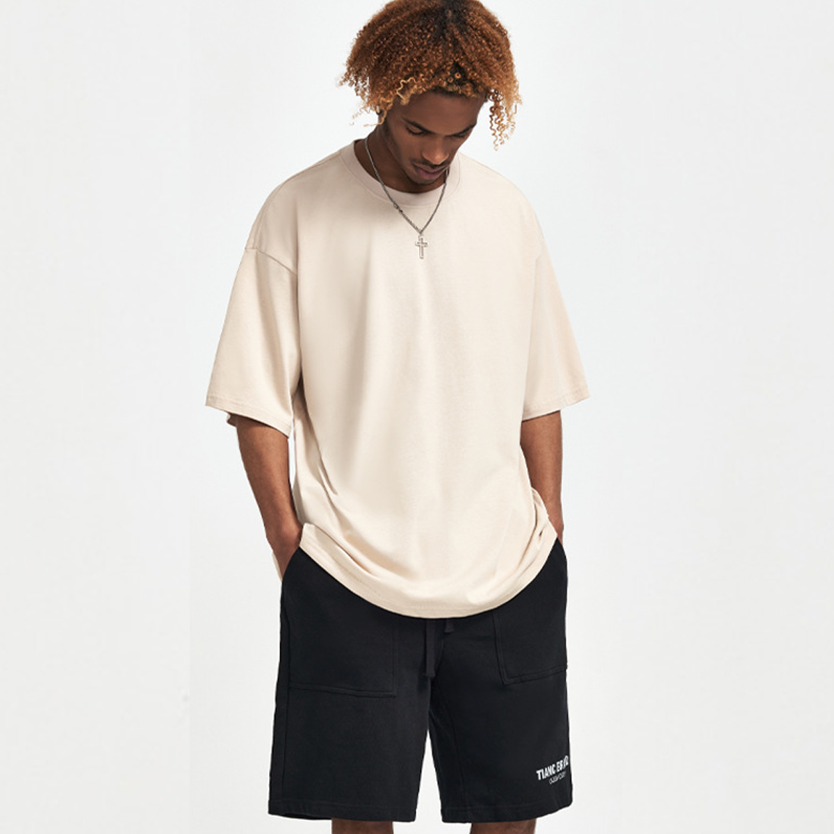 Good Vibes Only - Oversized Drop Shoulders T-shirt