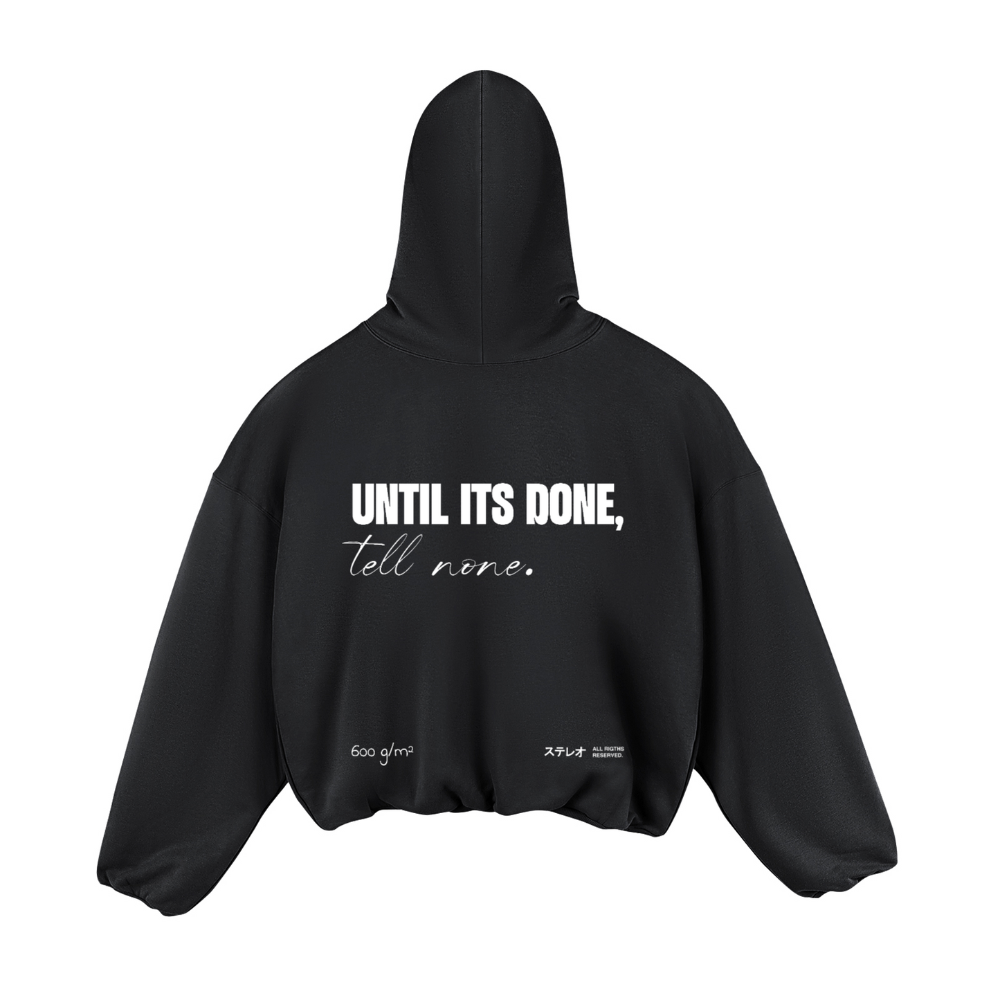 Until its done - Super Oversized Angel Hoodie