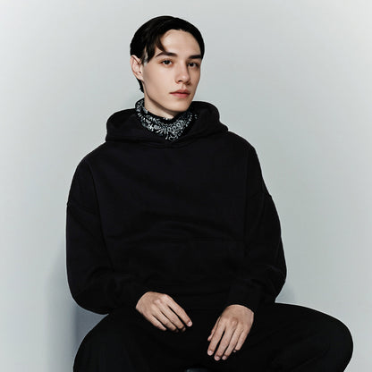 Basic - Cropped Drop Shoulder Hoodie