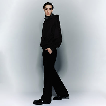 Techno - Cropped Drop Shoulder Hoodie