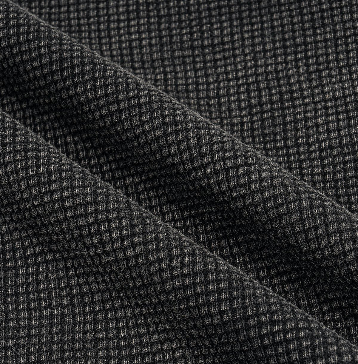 Waffle-Texture Washed Cropped Boxy T-Shirt(250GSM)